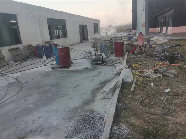 峨蔓镇厂房地基下沉注浆加固水泥水玻璃双液浆