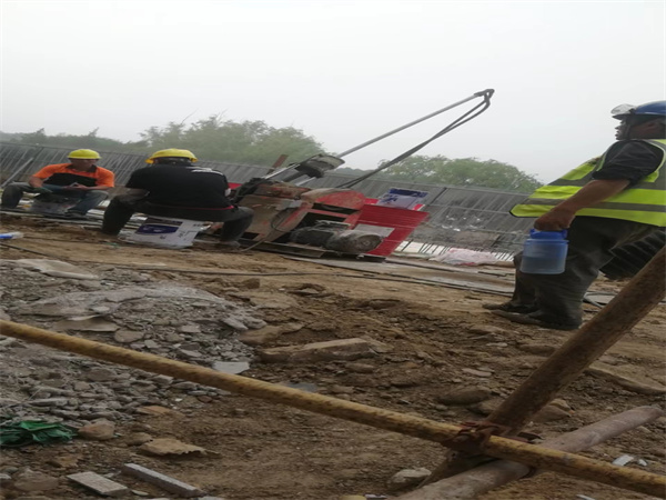 峨蔓镇新建地基下沉回填土不实注浆加固施工